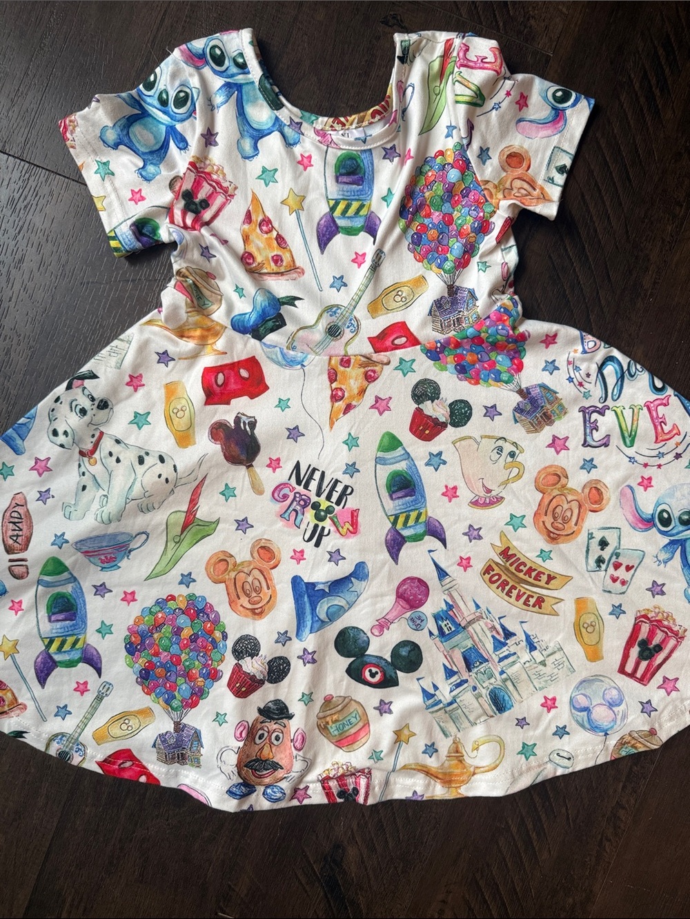 Girls Magical Twirl Dress Multi- Character